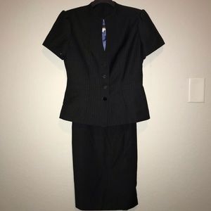 Calvin Klein pinstripe suit